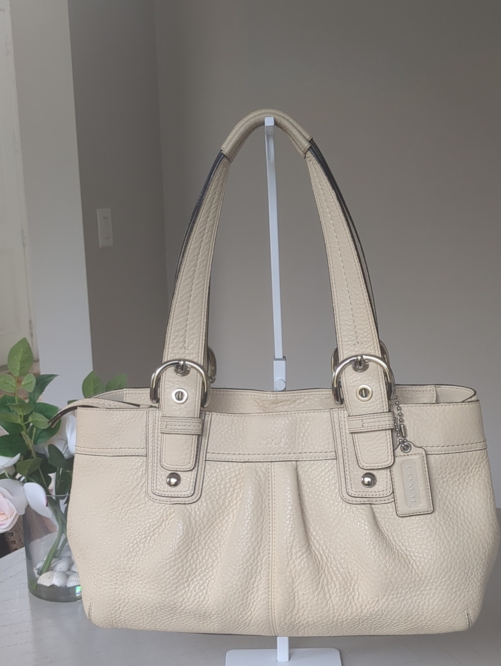 Coach Soho Pleated Leather Tote, style F13732
